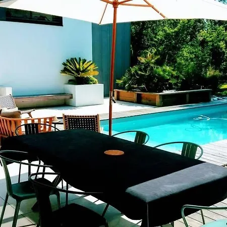 Tahaa Avec Piscine Chauffee A Hossegor 别墅 *